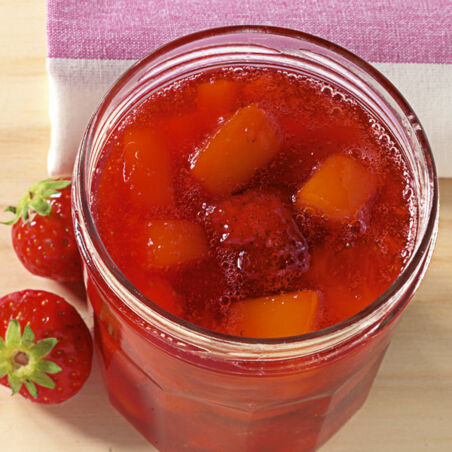 Erdbeer-Mango-Konfitüre Erdbeer-Mango-Konfitüre