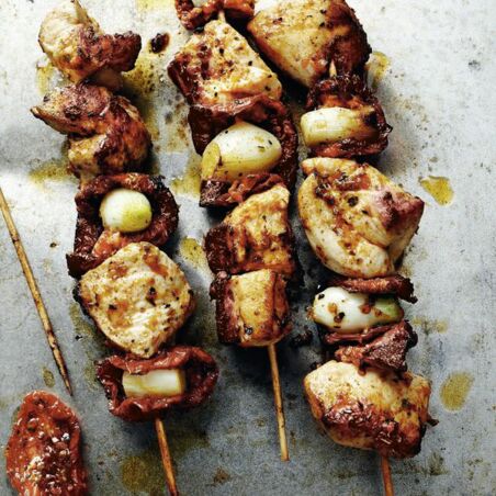 Tavuk Şiş - Huhn für Spießer Tavuk Şiş - Huhn für Spießer