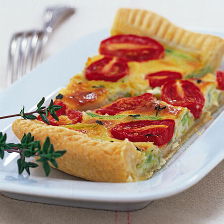 Tomaten-Lauch-Tarte Tomaten-Lauch-Tarte