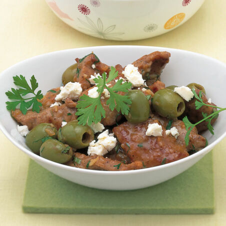 Griechische Weinschnitzel Griechische Weinschnitzel