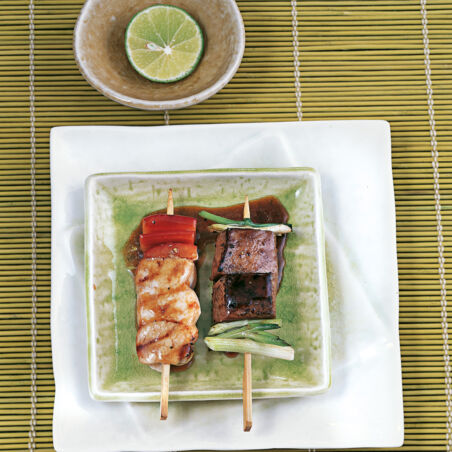 Hähnchen-Yakitori Hähnchen-Yakitori