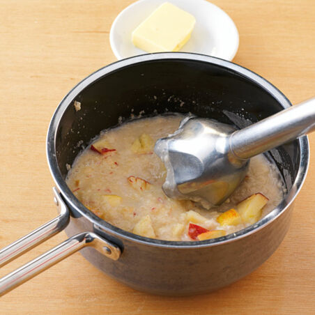 Grundrezept Nachmittagsbrei: Getreide-Obst-Brei Grundrezept Nachmittagsbrei: Getreide-Obst-Brei