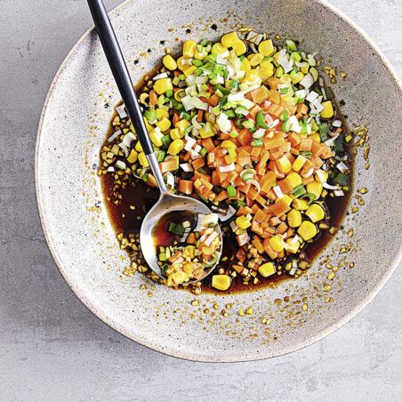 Wan Tans mit Gemüsefüllung Wan Tans mit Gemüsefüllung