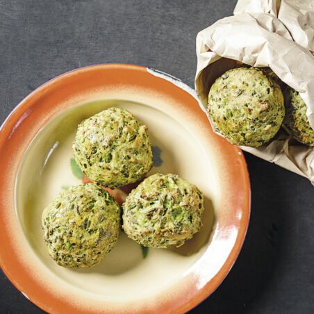 Edamame-Falafeln Edamame-Falafeln