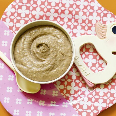 Bananen-Dinkel-Sonnenblumen-Brei Bananen-Dinkel-Sonnenblumen-Brei