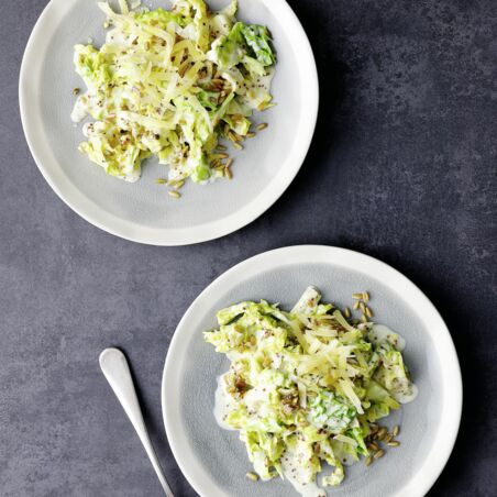 Grünkern-Rahmwirsing-Pfanne Grünkern-Rahmwirsing-Pfanne