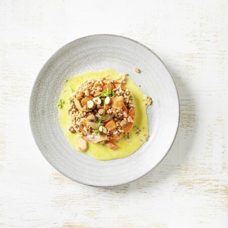 Möhren-Dinkel-Pfanne Möhren-Dinkel-Pfanne