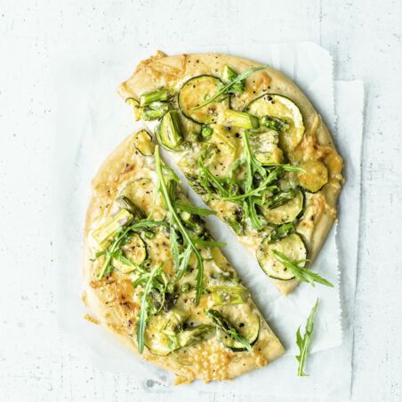 Grüne Gemüsepizza Grüne Gemüsepizza