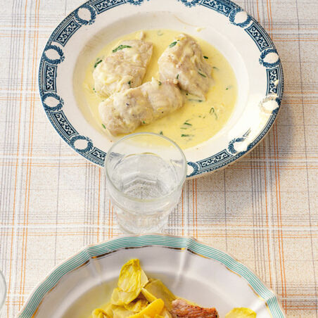 Fisch in Basilikumsahne Fisch in Basilikumsahne