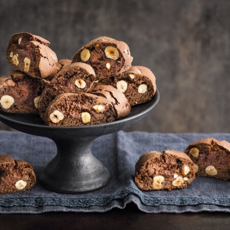Schoko-Haselnuss-Cantuccini Schoko-Haselnuss-Cantuccini