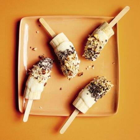 Knusprige Eis-Bananen Knusprige Eis-Bananen