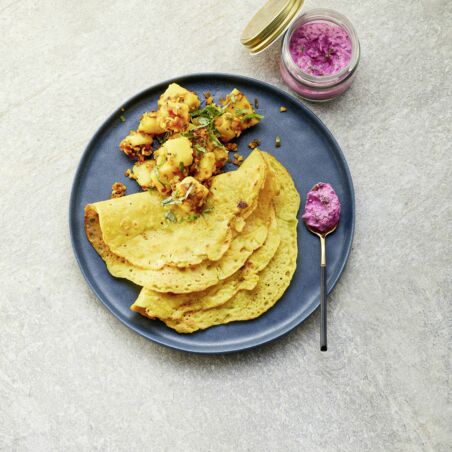 Indische Linsenpfannkuchen Indische Linsenpfannkuchen