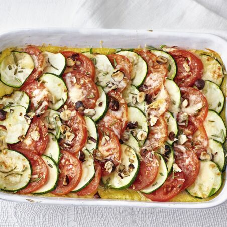 Tomaten-Zucchini-Polenta Tomaten-Zucchini-Polenta