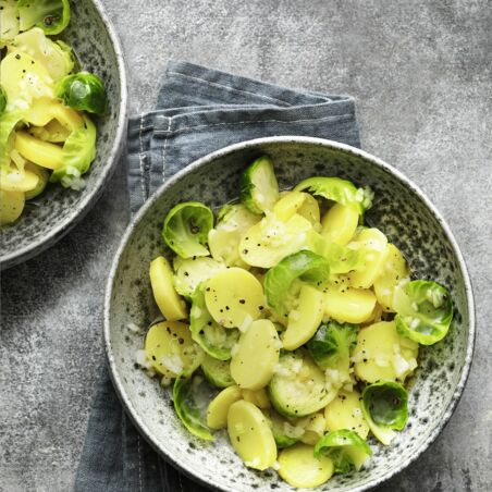 Kartoffel-Rosenkohl-Salat Kartoffel-Rosenkohl-Salat