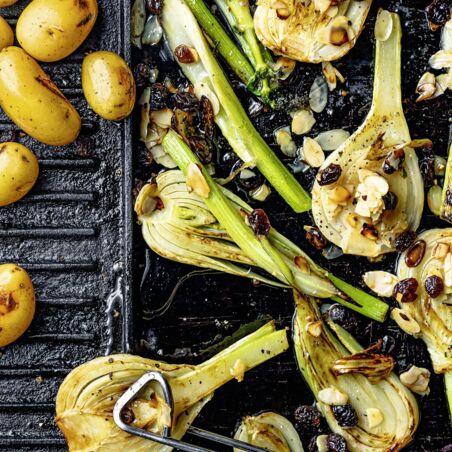 Fenchel mit Rosinen und Agavensirup Fenchel mit Rosinen und Agavensirup