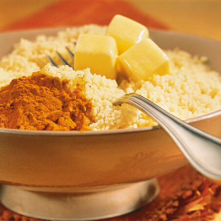 Gedämpfter Couscous Gedämpfter Couscous