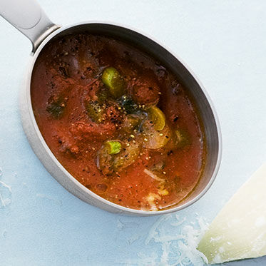 Tomatensauce auf Napoli-Art Tomatensauce auf Napoli-Art