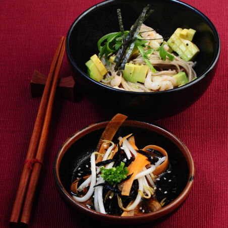 Sprossensalat mit Algen Sprossensalat mit Algen