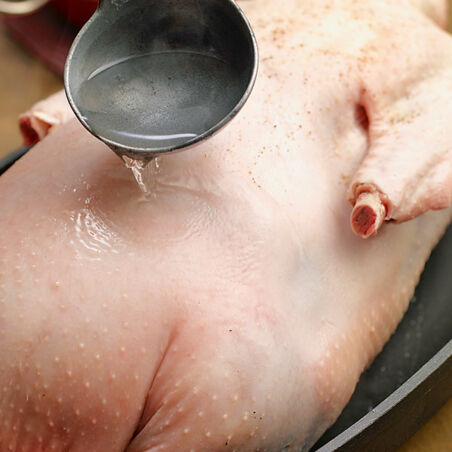 Gefüllte Gans mit Blaukraut Gefüllte Gans mit Blaukraut