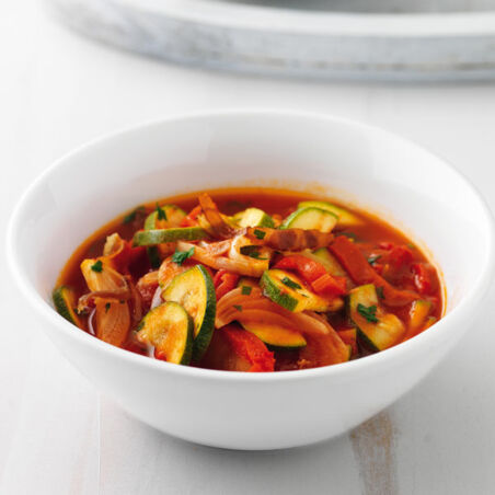 Tomaten-Zucchini-Topf Tomaten-Zucchini-Topf