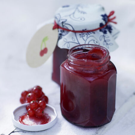 Französische Kirsch-Johannisbeer-Konfitüre Französische Kirsch-Johannisbeer-Konfitüre