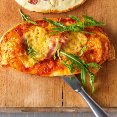 Pizzazungen mit Schinken Pizzazungen mit Schinken