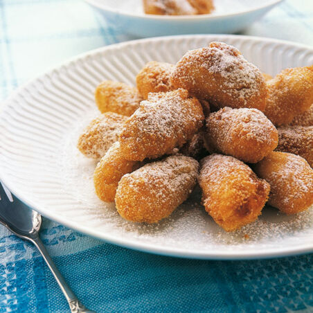 Frittierte Ricottabällchen Frittierte Ricottabällchen