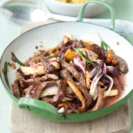 Geschnetzeltes mit Radicchio Geschnetzeltes mit Radicchio