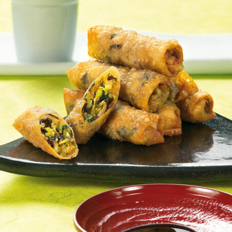 Frühlingsrollen mit Hähnchenfüllung Frühlingsrollen mit Hähnchenfüllung