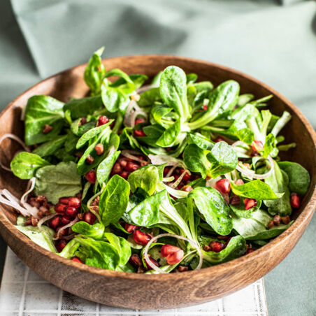 Feldsalat mit Granatapfel Feldsalat mit Granatapfel