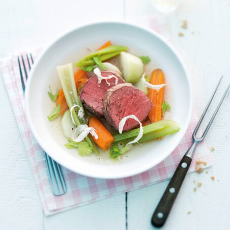 Pochiertes Rinderfilet Pochiertes Rinderfilet