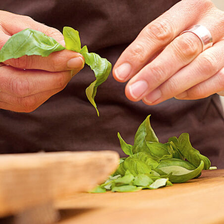 Brotsalat mit Melone Brotsalat mit Melone