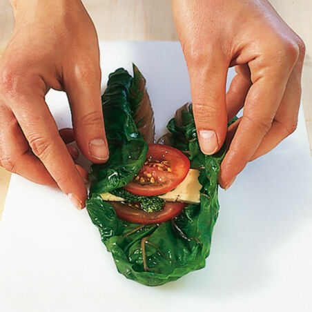 Mangold-Schafkäse-Päckchen Mangold-Schafkäse-Päckchen