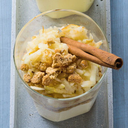 Quark-Frischkäse-Creme mit Apfel Quark-Frischkäse-Creme mit Apfel