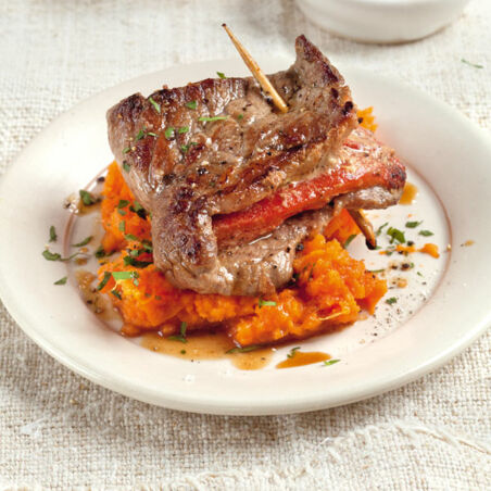 Steaks mit Süsskartoffeln Steaks mit Süsskartoffeln