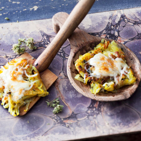 Minirösti mit Käse Minirösti mit Käse