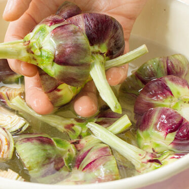 Gebratene Artischocken Gebratene Artischocken