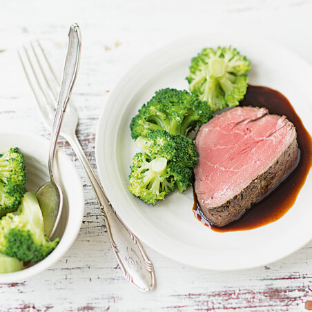 Rinderfilet mit Cognacsauce Rinderfilet mit Cognacsauce