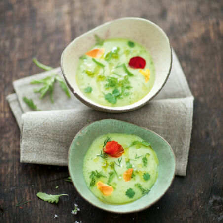 Gurken-Avocado-Süppchen Gurken-Avocado-Süppchen