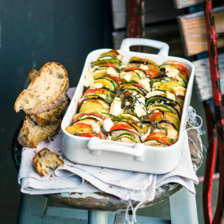 Tian de légumes - Gemüsegratin Tian de légumes - Gemüsegratin
