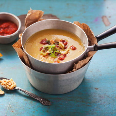 Kichererbsen-Erdnuss-Suppe Kichererbsen-Erdnuss-Suppe