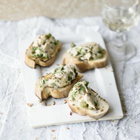 Bohnen-Thunfisch-Kapern-Aufstrich Bohnen-Thunfisch-Kapern-Aufstrich