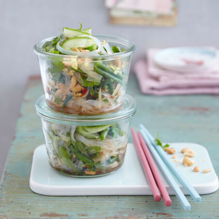 Glasnudelsalat mit Bohnen Glasnudelsalat mit Bohnen