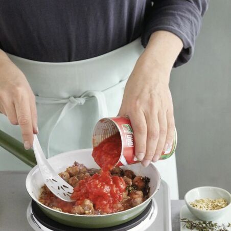 Pasta mit Bratwurstsugo Pasta mit Bratwurstsugo