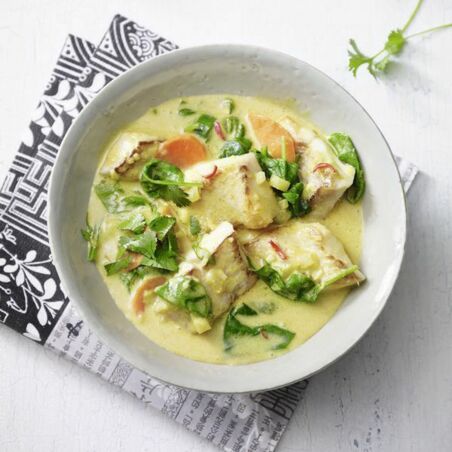 Gelbes Fischcurry Gelbes Fischcurry