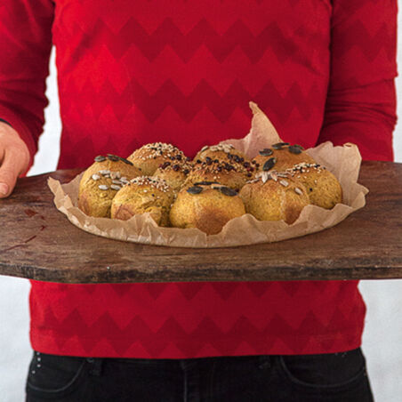 Vollkorn-Brötchenkranz Vollkorn-Brötchenkranz