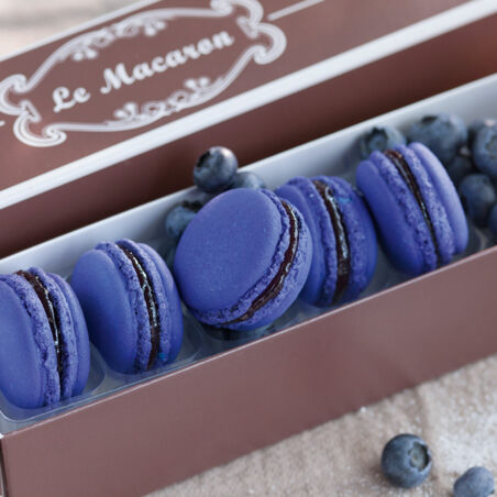Heidelbeer-Macarons Heidelbeer-Macarons