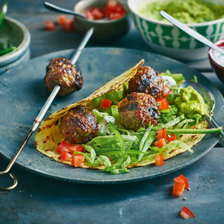 Hackbällchen-Tortillas Hackbällchen-Tortillas