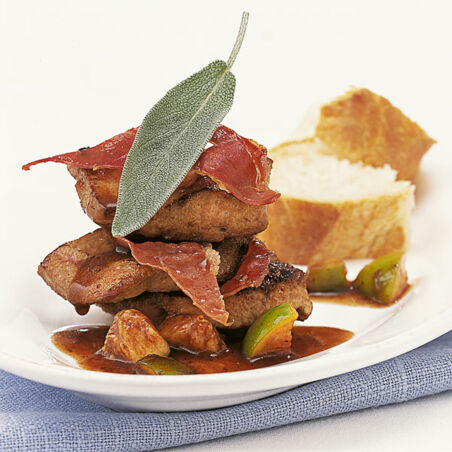 Kalbsleber mit Feigen Kalbsleber mit Feigen