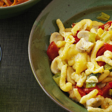 Gemüse-Käse-Spätzle Gemüse-Käse-Spätzle